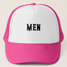 Boné Nome de texto personalizado para homens encantador