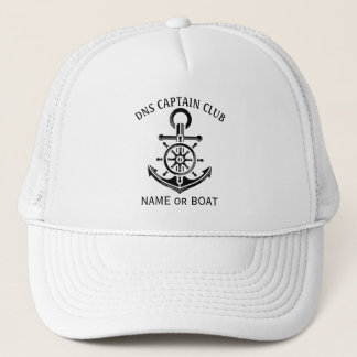 Boné Nome do Capitão do Seu Barco