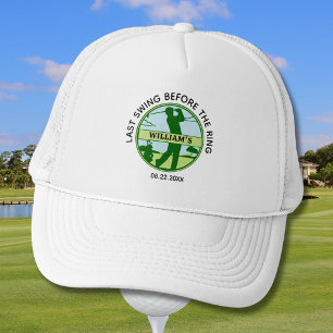 Boné Nome do Golfista da Festa de Solteiro Último Balan