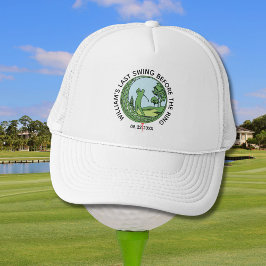 Boné Nome do Golfista da Festa de Solteiro Último Balan
