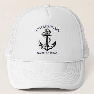 Boné Nome do Seu Barco Capitão