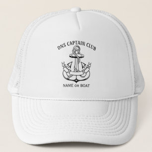 Boné Nome do Seu Barco Capitão