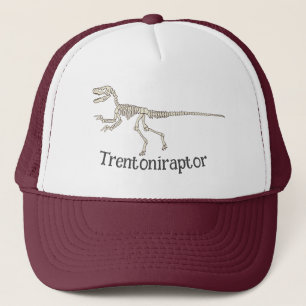 Boné Nome do Velociraptor Personalizado