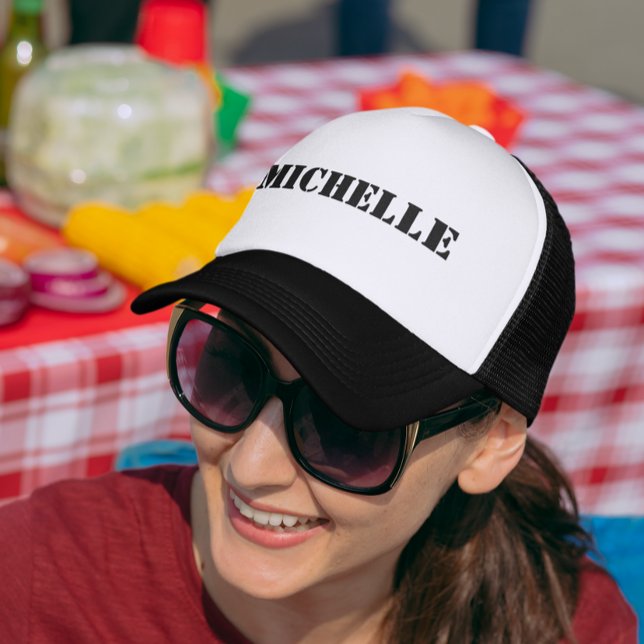 Boné Nome Monograma Personalizado (Criador carregado)