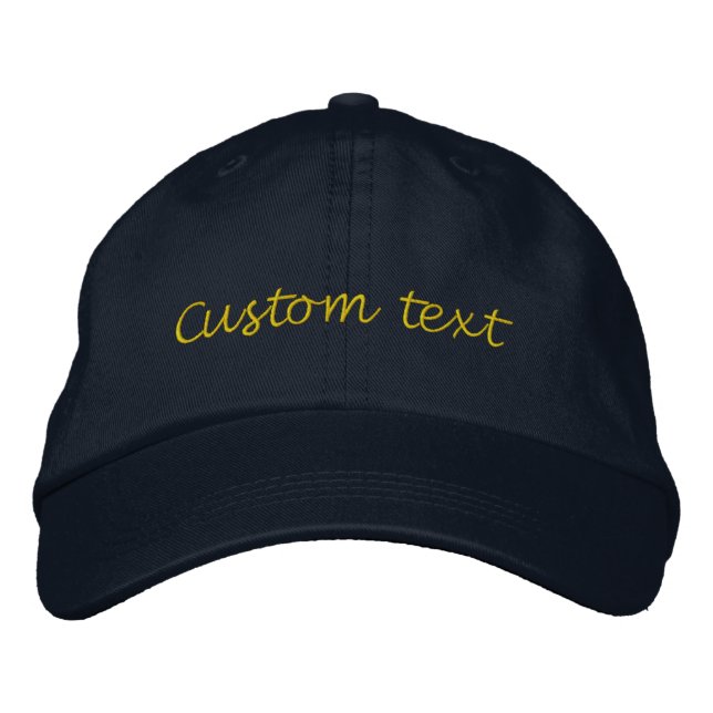 Boné Nome ou Texto Personalizado  (Frente)