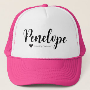 Boné Nome Penelope Significando Vestuário De Raparigas