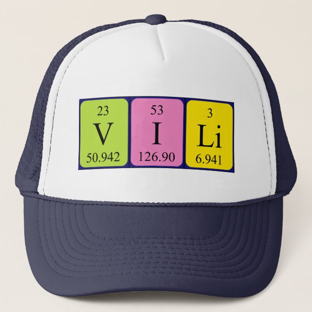 Boné Nome periódico da mesa de Vili (Frente)