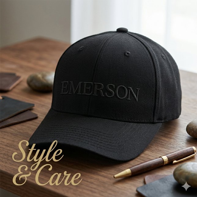 Boné Nome Personalizado Chapéu - Estilo Baseball Bordad (Personalized Name Hat – Embroidered Baseball Style)