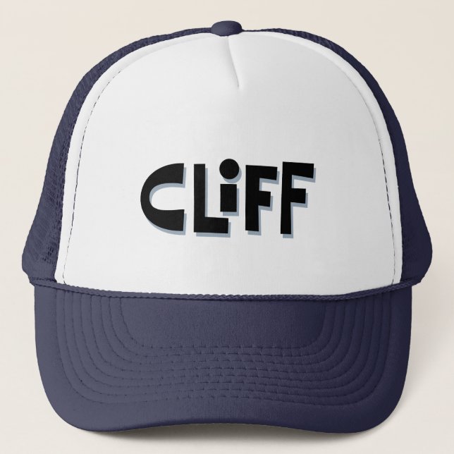 Boné Nome personalizado "CLIFF" (Frente)