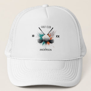 Boné Nome Personalizado de Taco de Golfe Chapéu Persona