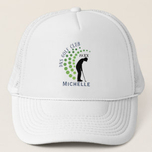 Boné Nome Personalizado de Taco de Golfe Clássico