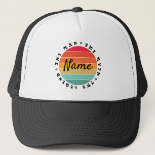 Boné Nome Personalizado O Homem O Mito A Lenda 