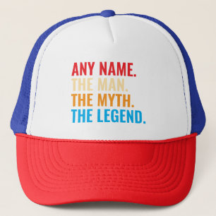 Boné Nome Personalizado O Homem O Mito O Retro Da Legen