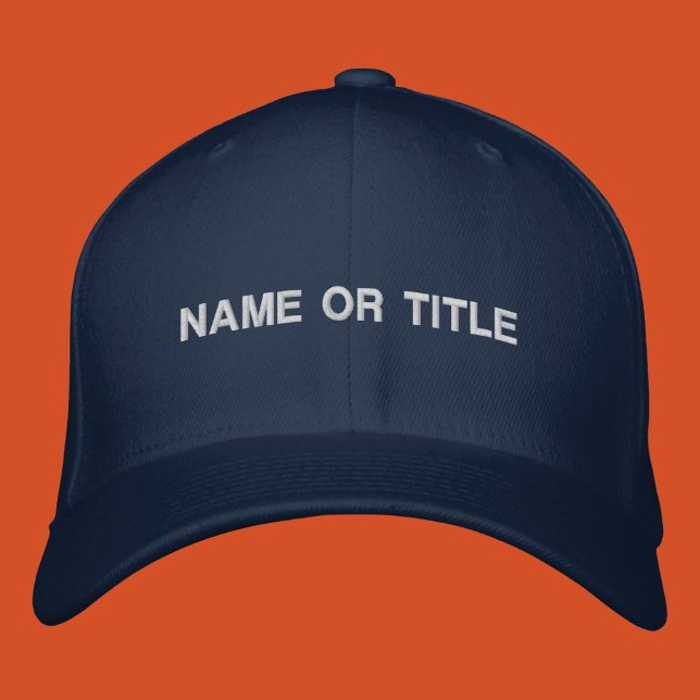 Boné Nome Personalizado ou Título (Criador carregado)
