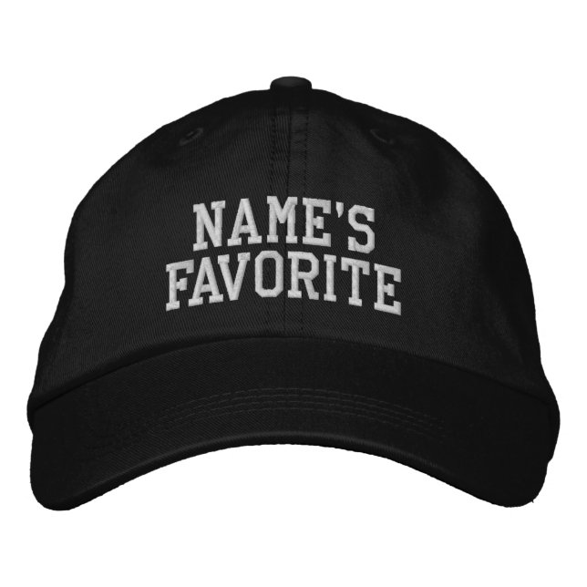 Boné Nome Personalizado Texto Favorito Presente de Aniv (Frente)