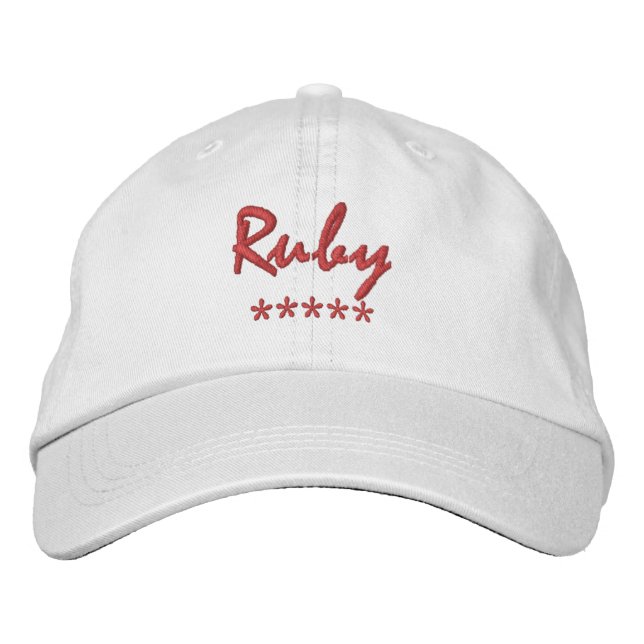 Boné Nome Ruby (Frente)