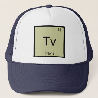 Boné Nome Travis Elemento Químico Mesa Periódica