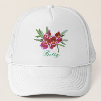 Boné Nomeie seu chapéu do pulverizador da orquídea