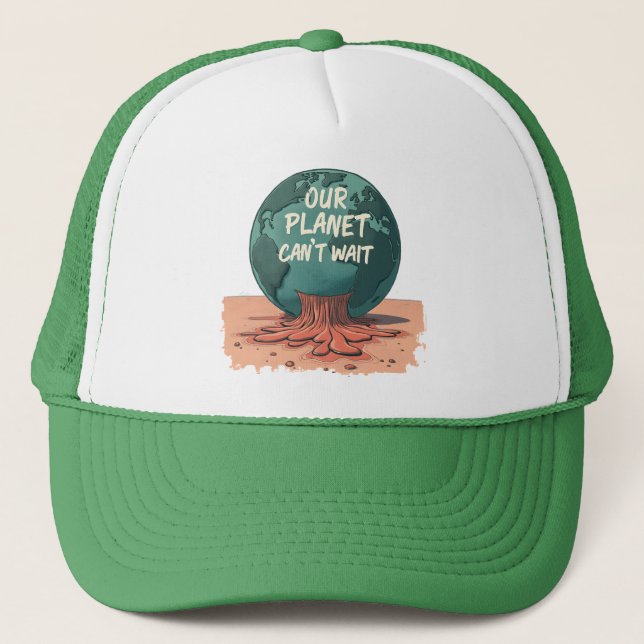 Boné Nosso Planeta Não Pode Esperar – Ação Climática (Frente)