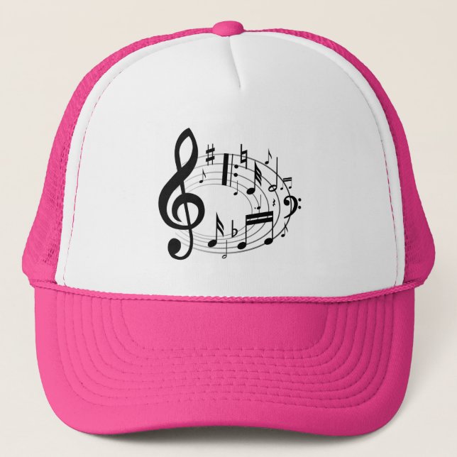 Boné Notas Musicais (Frente)