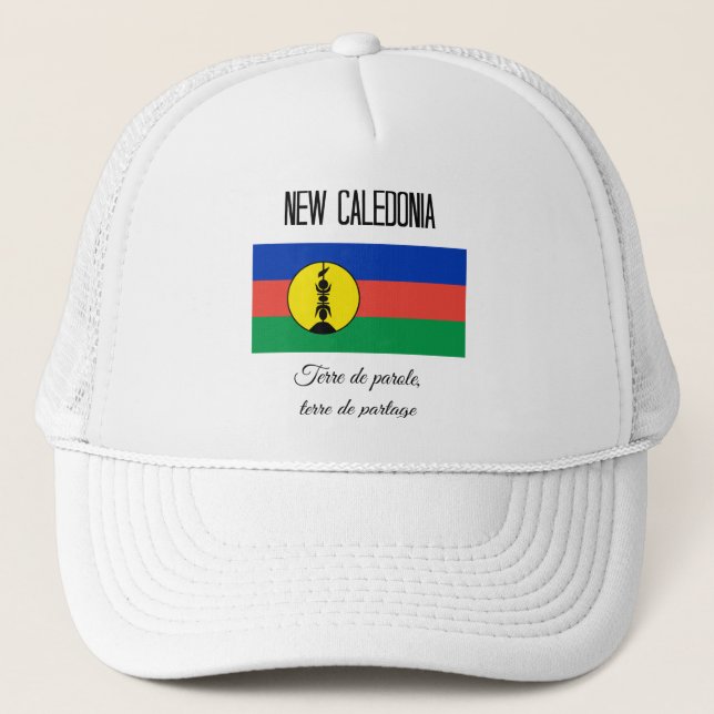 Boné Nova Caledónia, Bandeira e Motto (Frente)