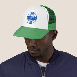 Boné NOVA! Gorro de Caminhoneiro - Branco e Verde - Per