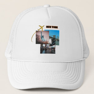 Boné Nova Iorque Vibes - Colagem Urbana de Viagem