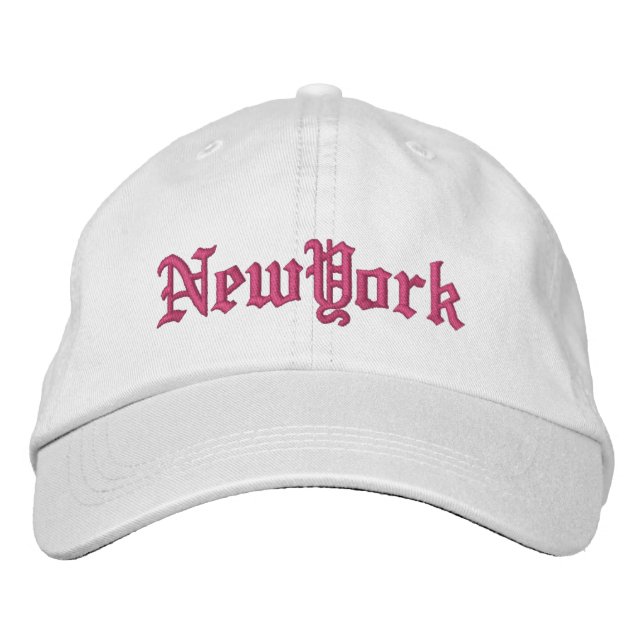 Boné Nova York bordada personalizada (Frente)