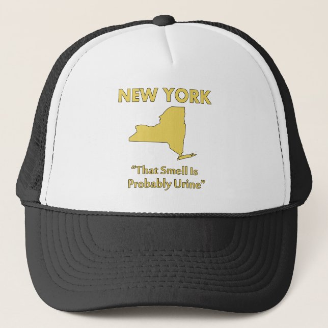 Boné Nova York - Esse Cheiro Provavelmente é Urina (Frente)