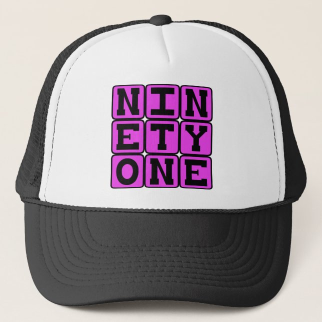 Boné Noventa e Um, Número 91 (Frente)