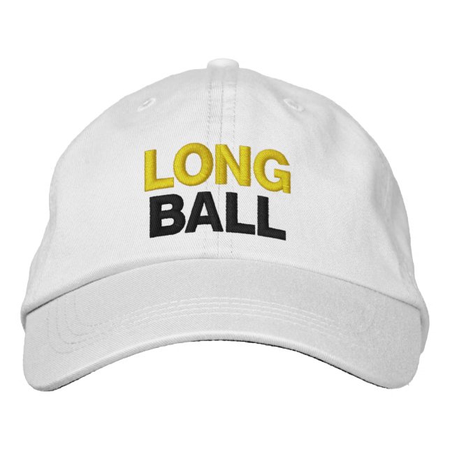 Boné Novidade engraçada Apelido Mens Golf LONG BALL (Frente)