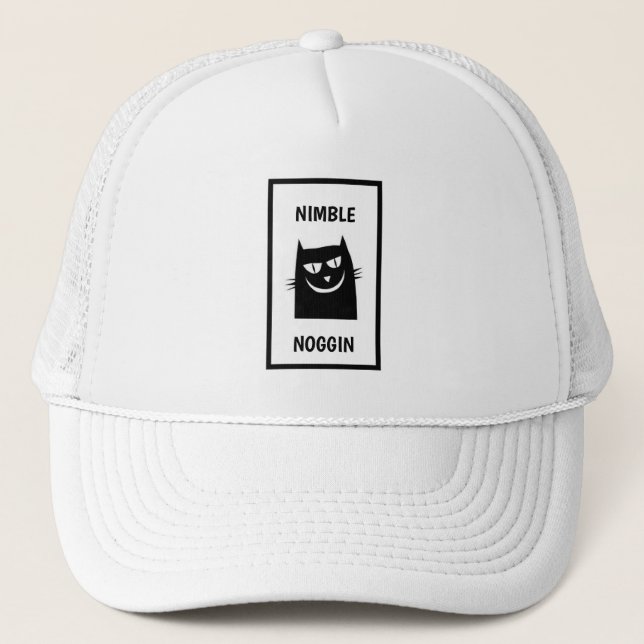 Boné Novidade engraçada NIMBLE NOGGIN (Frente)