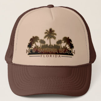 Boné Novo chapéu de palma da Flórida de Smyrna Beach