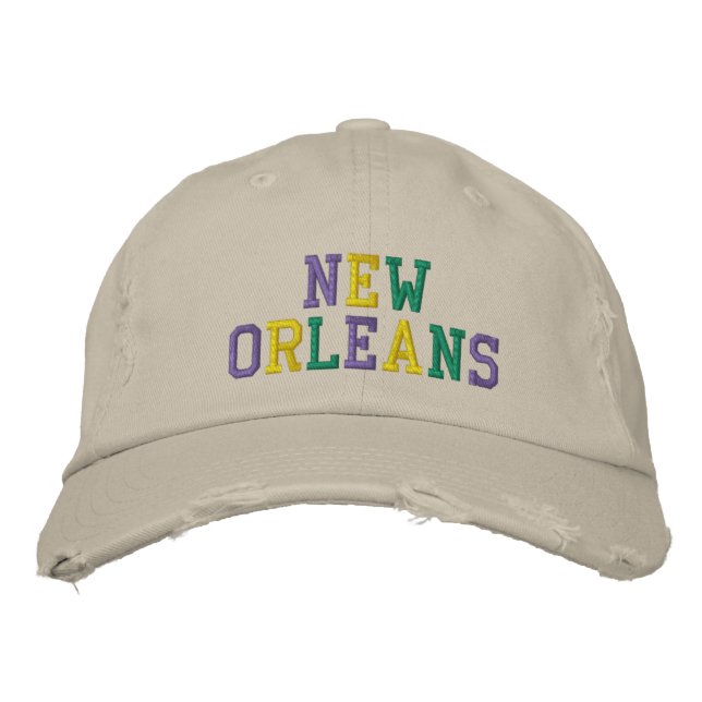 Boné NOVO ORLEANS Lúpulo Dourado Roxo Lúpulo verde (Frente)
