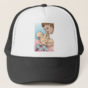 Boné Novo Pai e Bebê