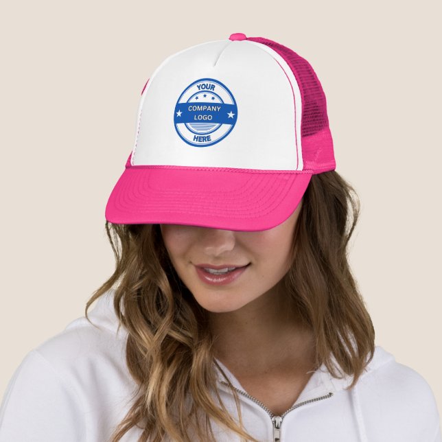 Boné NOVO! Trucker Hat - Rosa - Personalizar (In Situ)