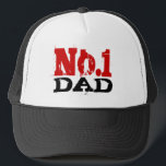 Boné Numere 1 no. do chapéu | do camionista do pai 1<br><div class="desc">Numere 1 no. do chapéu | do camionista do pai 1 presente do dia dos pais. Refrigere o boné para o pai do bst,  marido,  papá,  vovô. Headwear feito sob encomenda para o grande pai do mundo.</div>