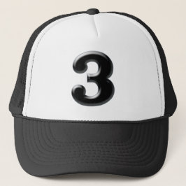 Boné Número "3"
