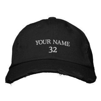 Boné Número ou Carta, número personalizado que,