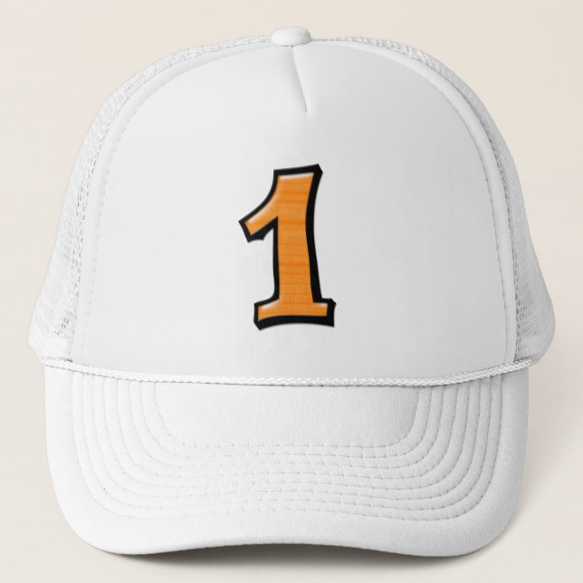 Boné Números de Bobo 1 Chapéu laranja (Frente)