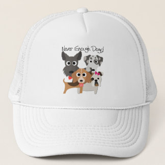 Boné Nunca bastante cães
