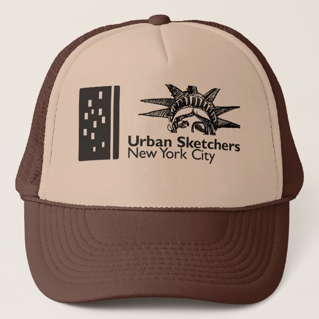 Boné NYC Urban Sketchers Trucker Hat (Frente)