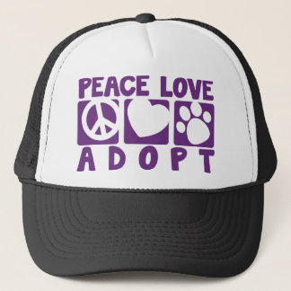 Boné O amor da paz adota