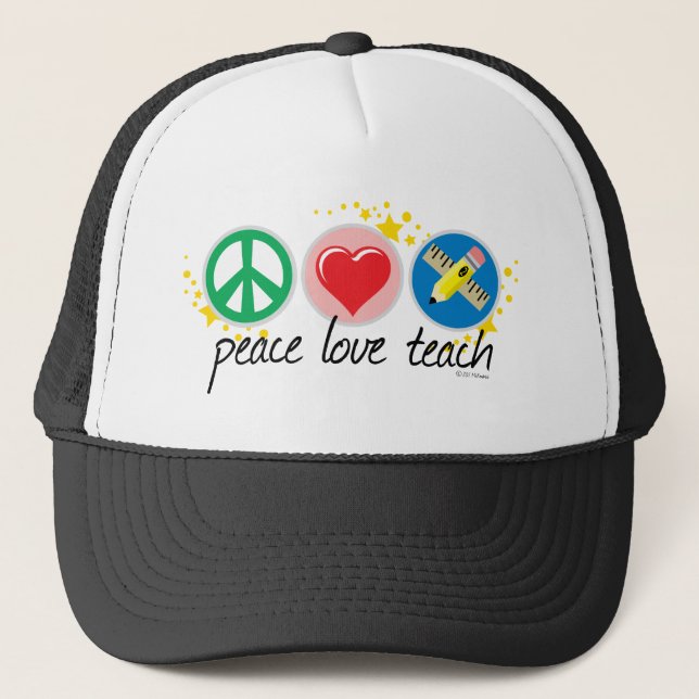 Boné O amor da paz ensina (Frente)
