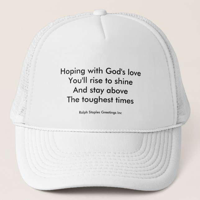 Boné O amor de Deus (Frente)