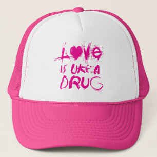 Boné O amor é como um chapéu da droga