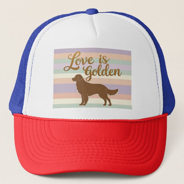 Boné O Amor é Dourado (Frente)