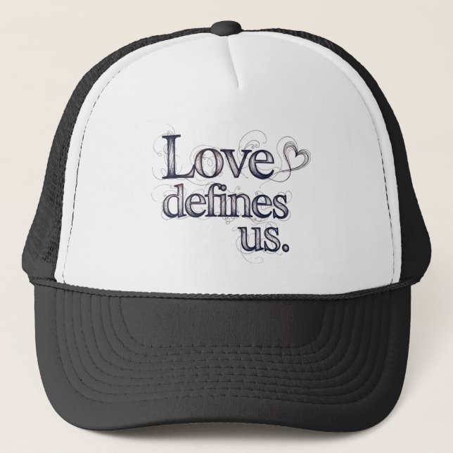 Boné O amor nos define (Frente)