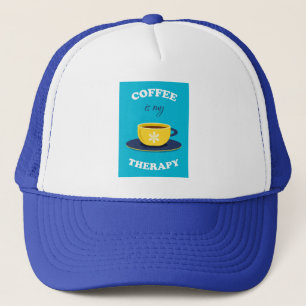 Boné O Café É O Meu Chapéu Do Caminhoneiro Da Terapia