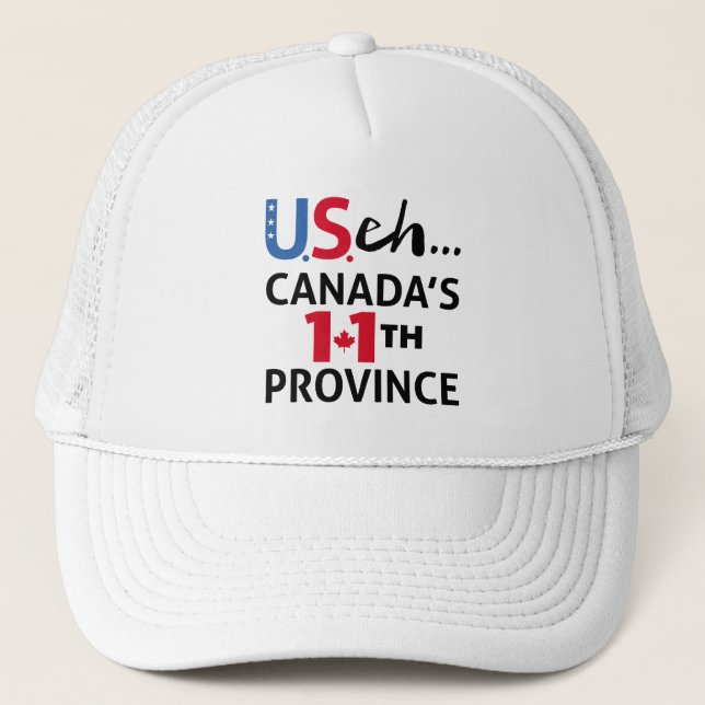 Boné O CANADÁ não é para venda da liberdade da provínci (Frente)